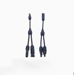 Solar Panel Y / T Branch Cable Connection Waterproof Adapter Connector Extension