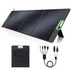 200W High Efficiency ETFE Foldable Solar Panel for Portable Power Station, IP…