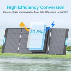 60W 110W 220W 400W Portable Solar Panel Kits for Ecoflow Anker Power Stations