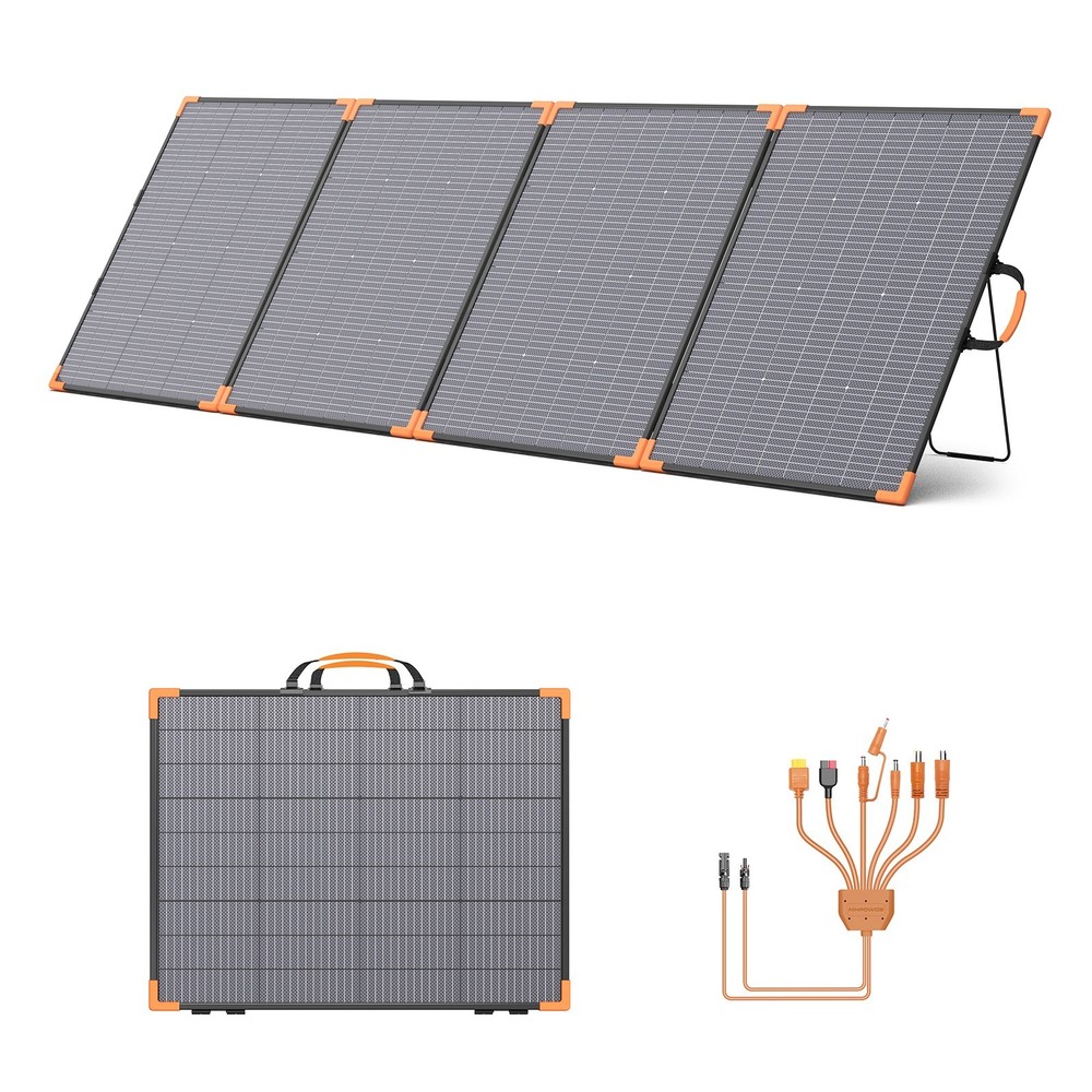 MHPOWOS Bifacial Solar Panels 400 watt for ECOFLOW DELTA Pro 3 Power Station