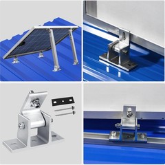 Solar Panel Mounting Brackets 8PCS Adjustable RV Solar Panel Moun Tilt Angle 10-