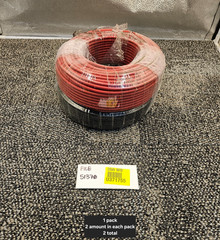 (QTY 2) H1Z2Z2-K: 10 AWG Solar Extension Cable 6mm² 61m Black & Red