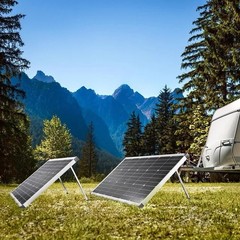 Thunderbolt Magnum 100W Flexible Amorphous Solar Panel Kit, Weather Resistant