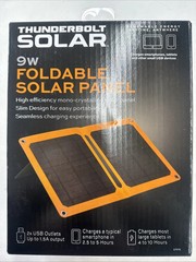 Thunderbolt Solar 9w Foldable Solar Panel. New! Item 57970 brand new!!!!