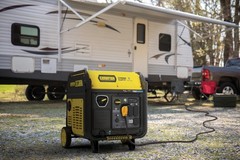 Champion Power Equipment 11,000-Watt Wireless Remote Start Tri Fuel Home Back…