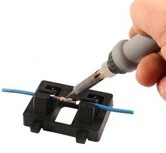 6-Pack Portable Cable Soldering Assist Stands, Cable Soldering Rack Black