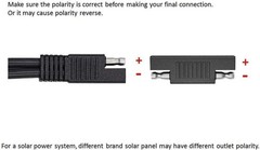 SAE Polarity Reversal Connectors (3-Pack) for Solar Power Systems