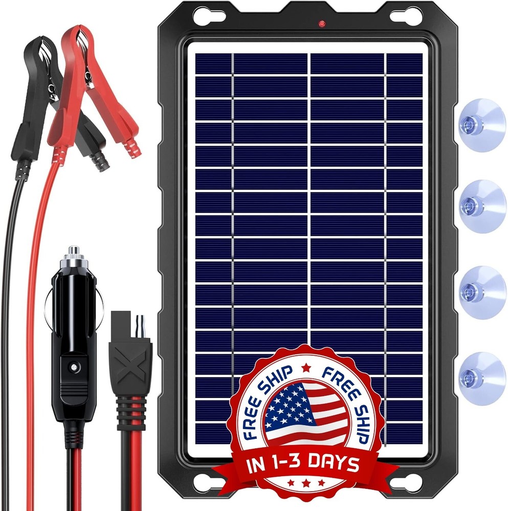 Cargador Solar De Goteo De 12 V Para Bateria De Coche Cargador De Bateria NUEVO