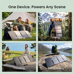 45W Dual Output Waterproof Solar Panel Charger – Ideal for Camping & Hiking