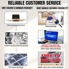 ECO-WORTHY 200 Watts 12 Volt/24 Volt Solar Panel Kit with High Efficiency Mon…