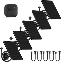 Solar Panel 5-Pack for Blink Outdoor Cameras with 13.1ft Mounting Cable