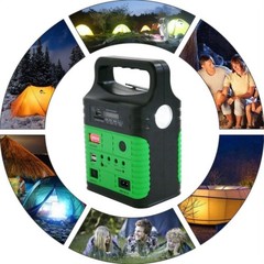 Sistema De Generador Solares Electrico Portatil USB Rechargeable Con Panel Solar