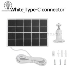 8W 5V Microcrystal Solar Panel + Mounting Bracket For Security Camera Water Pump