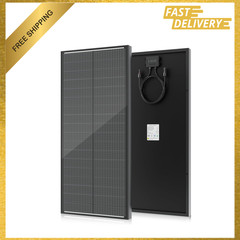 100W Monocrystalline Solar Panel 25 Efficiency N-Type PV Module for RV Marine