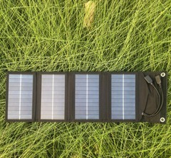 7W Outdoor Portable Folding Solar Cell Panel Charger USB Power Supply For Phone