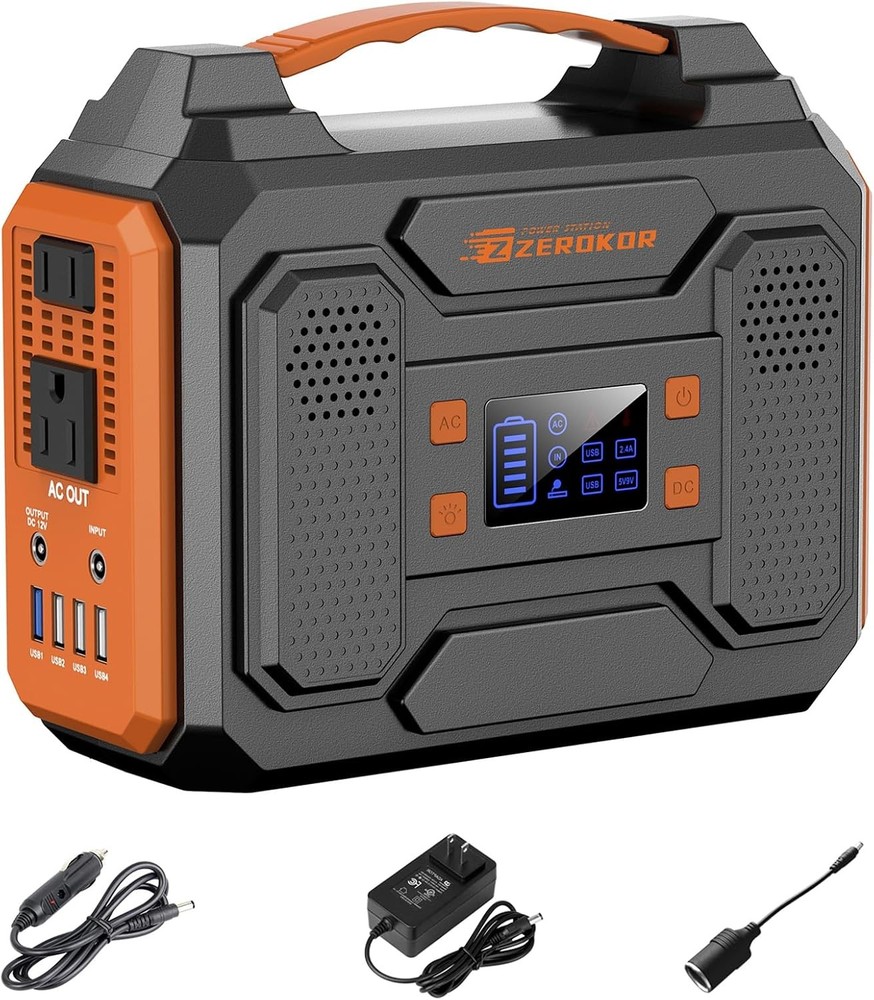 Portable Power Station 300W Solar Generator 280Wh 110V Portable Power Bank