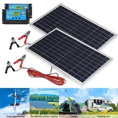 10W 12V Solar Battery Trickle Charger for RV & Boat – Solar Panel Maintainer US
