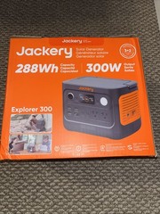 jackery solar generator explorer 300w 288wh BRAND NEW SEALED!