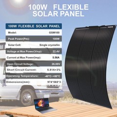 400W Monocrystalline Solar Panel Complete Kit for RV Home Off Grid Camping New