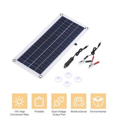 20W Solar Panel Charge IP65 Water Resistance For Outdoor Camping Hiking RYMR