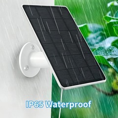 Type-C Solar Panel Charger for Birdfy Feeder Camera, 9.8ft Charging Cable, IP65