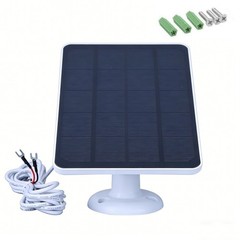 For Ring Video Doorbell 4 3 2 Solar Charger 4W with Wall Mount and 300cm Cable