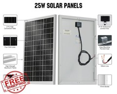 ECO-WORTHY 25W 18V Solar Panel