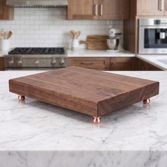 Durable Copper Round Feet 4Pcs Reusable Screw on Metal Pads for Cabinet and Tray