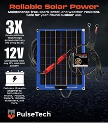 PulseTech SolarPulse SP-12 Solar Battery Charger Maintainer
