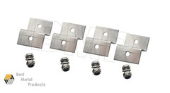 (12) Solar Panel Z-Bracket Mount Mounting Set RV Boat Flat Roof Wall Aluminum