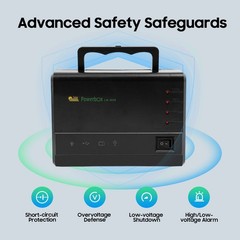 Portable Power Station with Solar Panel, Outdoor Generator Power Supply for Home