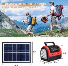 Eco-Friendly Portable Generator – 12500mAh Battery & Safety Features Included