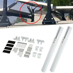 2Pcs Adjustable Solar Panel Tilt Mount Brackets Support For RV, Roof, Boat, Shed