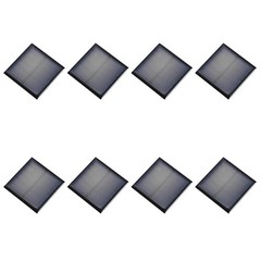 8PCS 3V 0.375W 0.125A Mini Solar Panels for Solar Power Small Cells