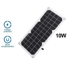 Robust 10W Portable Solar Panel with Multi Device Charging Capabilities