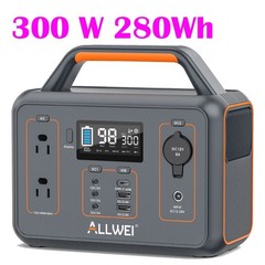 300W Portable Power Station 280Wh Solar Generator for Power Outage Backup