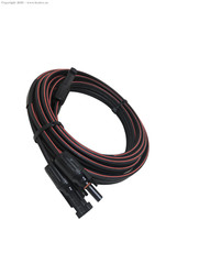 10 Feet 12 AWG Solar Panel Extension Cable Wire Connector IP67 Black + Red Set C