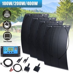 5000W Inverter 200W 400W Solar Panel Kit Home Power Generator 110V Grid System