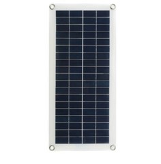10W solar flexible panel, car and ship battery charger, dual output solar panel