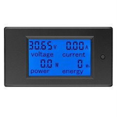 Reliable 100A LCD Display Ammeter for Power Voltage Current Measurement