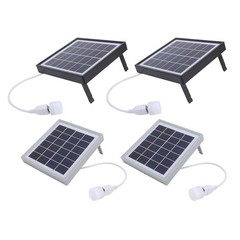 Portable Solar Panel Charger 2pcs Monocrystalline Solar Panel 5W For Camping