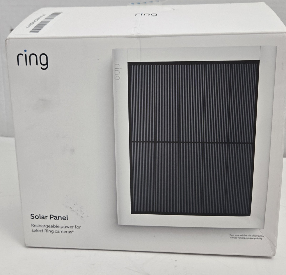 RING Solar Panel 2nd Gen 4W for Outdoor Cam Rechargeable