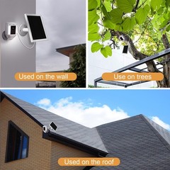 5W Solar Panel Compatible for Ring Camera Spotlight Cam Plus/Pro (Battery)