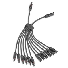 Solar Panel Connector 6 to 1 Solar Y Branch Solar Panel Splitter 6Way Solar P…