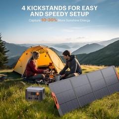 200 Watt Portable Solar Panel for Power Station, Foldable Solar Charger with …