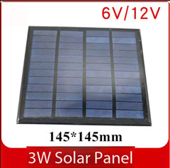 Polycrystalline solar panels 12V5V6V rechargeable battery for DIY toys