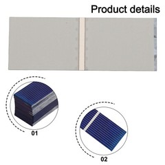 Polycrystalline For Solar Cells 0 5V 100pcs for Custom For Solar Solutions
