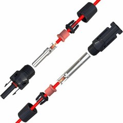 1-100Set Male Female Wire Cable Connector Set Solar Panel Waterproof Connector