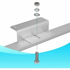 16X SOLAR PANEL Z BRACKET MOUNT MOUNTING SET RV BOAT FLAT ROOF WALL ALUMINIUM US