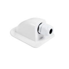 Waterproof Double Cable Entry Gland Box ABS Roof Connector for RV Boat Solar Pan